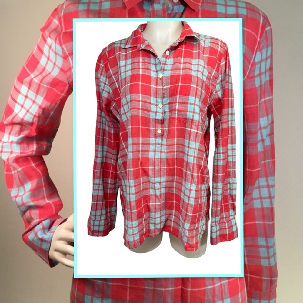 J.CREW PULLOVER LIGHTWEIGHT GUAZE MATERIAL XS